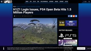 
                            13. H1Z1 Login Issues Reported in the Game, PS4 Beta Hits 1.5M Players