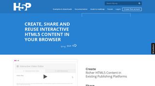 
                            2. H5P – Create and Share Rich HTML5 Content and Applications