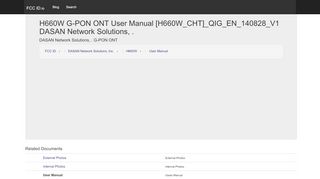 
                            6. H660W G-PON ONT User Manual [H660W_CHT] - FCC ID
