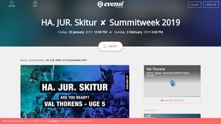 
                            11. HA. JUR. Skitur Summitweek 2019 - 25 JAN 2019 - Evensi