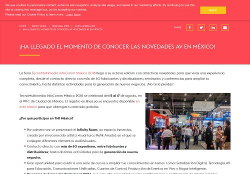 
                            9. Ha llegado el momento de conocer las novedades AV en México ...