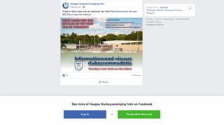 
                            12. Haagse Hockeyvereniging hdm - Facebook