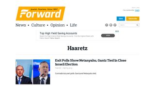 
                            9. Haaretz – The Forward