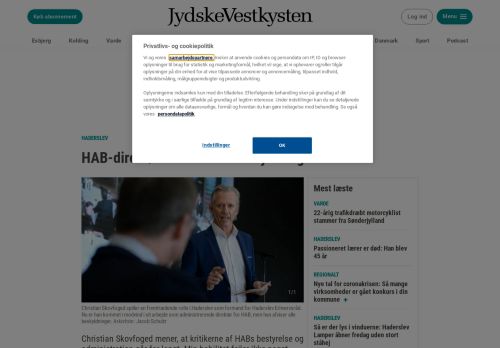
                            6. HAB-direktør afviser alle beskyldninger | Haderslev | jv.dk