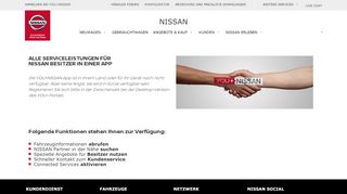 
                            2. Haben Sie noch ein klein wenig Geduld, die YOU+NISSAN App wird ...