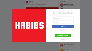 
                            2. Habib's - Todo dia tem um sabor de Bib'sfiha por R$ 0,99.... | Facebook