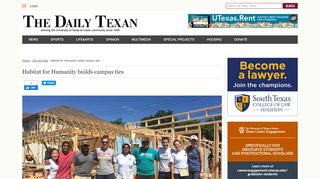 
                            12. Habitat for Humanity builds campus ties | The Daily Texan