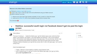 
                            12. Habitica: successful oauth login via Facebook doesn't get me past the ...