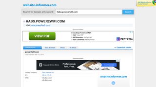 
                            4. habs.power2wifi.com at WI. power2wifi.com - Website Informer