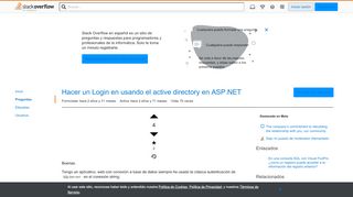 
                            11. Hacer un Login en usando el active directory en ASP.NET - Stack ...