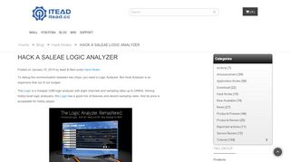 
                            11. Hack a Saleae Logic Analyzer / ITEAD Studio - Make innovation ...