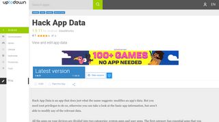 
                            11. Hack App Data 1.9.11 for Android - Download