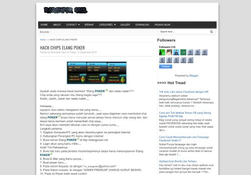 
                            7. HACK CHIPS ELANG POKER | Rorompok Gaul