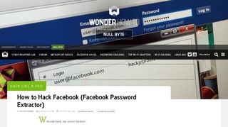 
                            4. Hack Like a Pro: How to Hack Facebook (Facebook Password ...