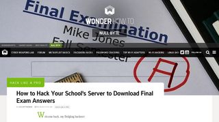 
                            12. Hack Like a Pro: How to Hack Your School's Server to Download ...