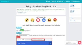 
                            1. Hack like - Hack like facebook, tăng like miễn phí - Auto-Bot ...