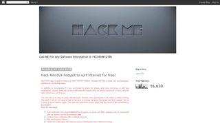 
                            6. Hack Me!: Hack Mikrotik hotspot to surf internet for free!