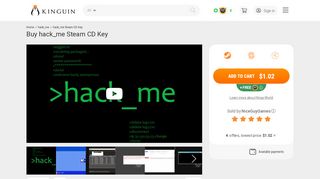 
                            9. hack_me Steam CD Key | Buy on Kinguin