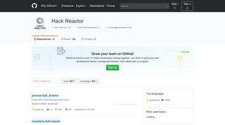 
                            6. Hack Reactor · GitHub