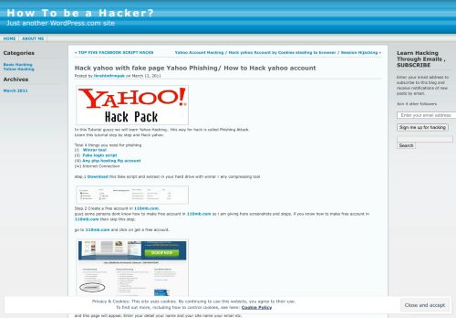 
                            1. Hack yahoo with fake page Yahoo Phishing/ How to Hack ...
