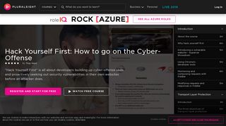 
                            4. Hack Yourself First: How to go on the Cyber-Offense | Pluralsight