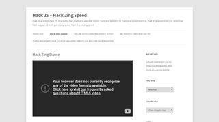 
                            7. Hack Zing Dance | Hack ZS – Hack Zing Speed