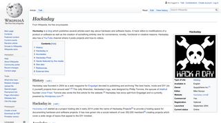 
                            5. Hackaday - Wikipedia