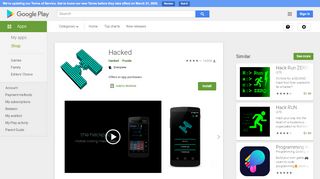 
                            13. Hacked - Apps on Google Play