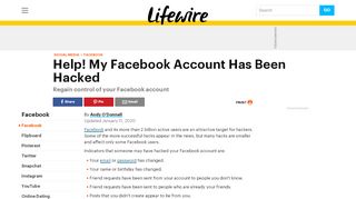 
                            11. Hacked Facebook Account: Immediate Recovery Steps - Lifewire