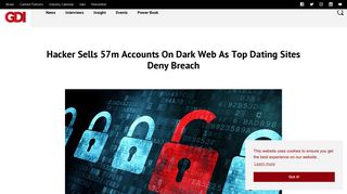 
                            7. Hacker Sells 57m Accounts On Dark Web As Top Dating Sites Deny ...
