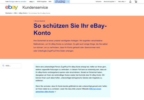 
                            2. Hackerangriffe auf eBay-Konten und Betrug | eBay