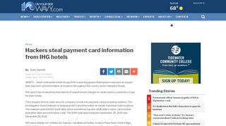 
                            11. Hackers steal payment card information from IHG hotels - WAVY.com