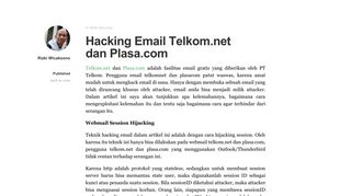 
                            10. Hacking Email Telkom.net dan Plasa.com – Ilmu Hacking