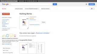 
                            8. Hacking iSeries - Google Books-Ergebnisseite