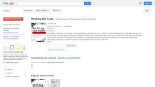 
                            10. Hacking the Code: Auditor's Guide to Writing Secure Code for the Web