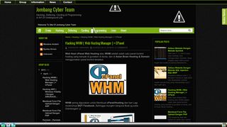 
                            9. Hacking WHM ( Web Hosting Manager ) + CPanel | Jombang Cyber ...