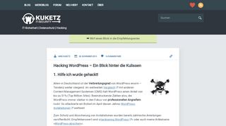 
                            11. Hacking WordPress – Ein Blick hinter die Kulissen ⋆ Kuketz IT ...