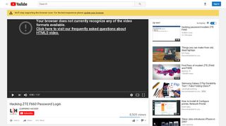 
                            4. Hacking ZTE F660 Password Login - YouTube