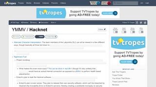 
                            9. Hacknet / YMMV - TV Tropes