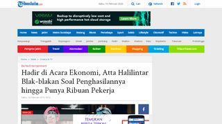 
                            11. Hadir di Acara Ekonomi, Atta Halilintar Blak-blakan Soal ... - Tribun Jatim