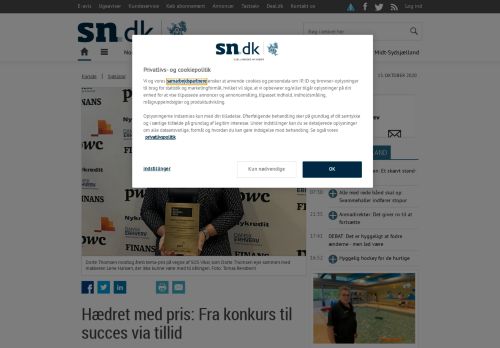 
                            11. Hædret med pris: Fra konkurs til succes via tillid - sn.dk - Forsiden ...