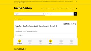 
                            6. hagebau Zentrallager Logistik u. Service GmbH & Co.KG 06721 ...