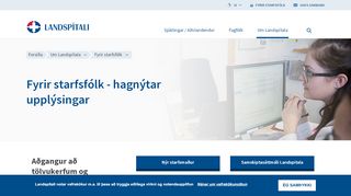 
                            2. Hagnýtar upplýsingar og tenglar - Landspitali