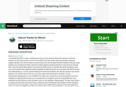 
                            10. Haicom Tracker for iOS - Free download and software reviews ...