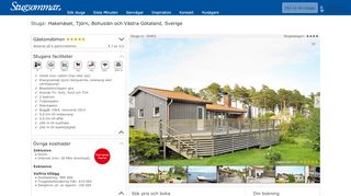 
                            9. Hakenäset, Tjörn, Stuga 56402, 8 personer, Sjö ... - Stugsommar