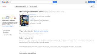 
                            10. Hal Spacejock Omnibus Three: Hal Spacejock 7-9, plus a bonus novella