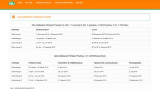 
                            5. Halaman Gelombang Pendaftaran - PMB UMJ - Universitas ...