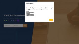 
                            12. Halaman Login - STMIK Bina Bangsa