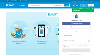 
                            1. Halaman Registrasi | Blibli.com