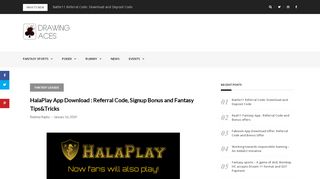 
                            9. HalaPlay App Download : Referral Code, Signup Bonus and Fantasy ...